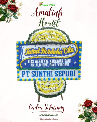 Papan Bunga Duka di Kalicari