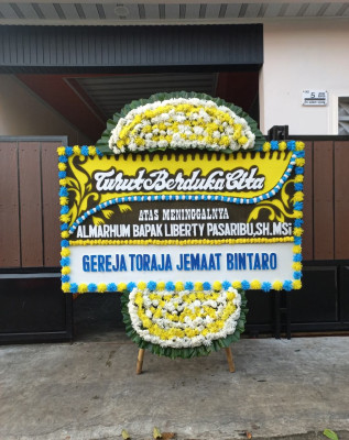 Papan Bunga Duka di Kalicari